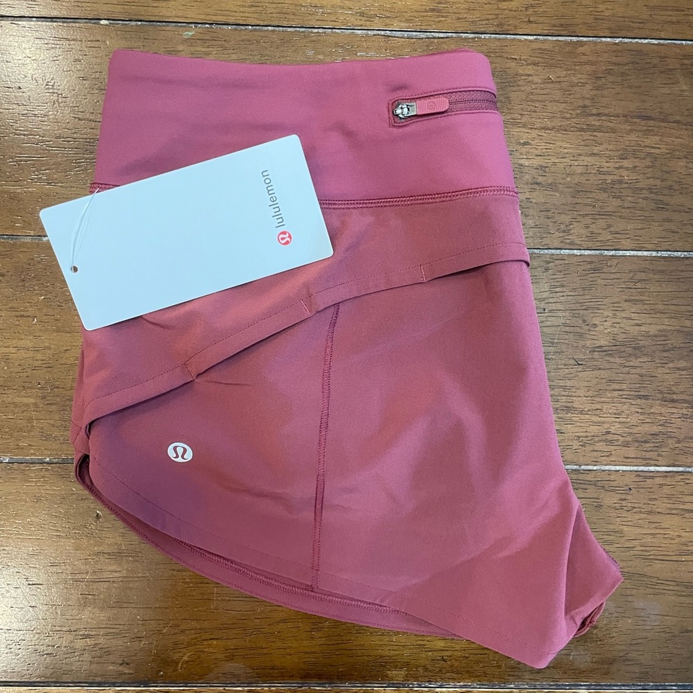 NWT Lululemon Speed Up LR Short 2.5!

RARE color - Mulled Wine

Size - 8